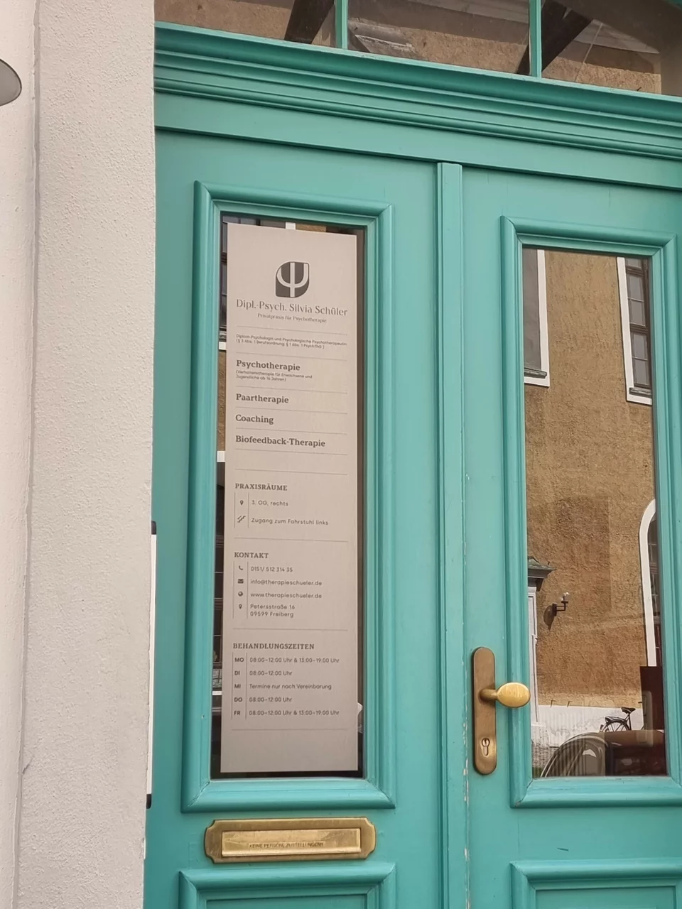 Psychotherapie in der Praxis von Dipl.-Psych. Silvia Schüler in Freiberg